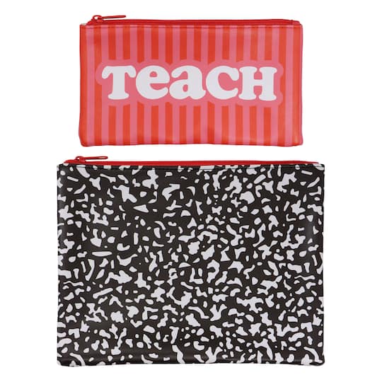 2-Piece Gift Zipper Pouch Set by B2C